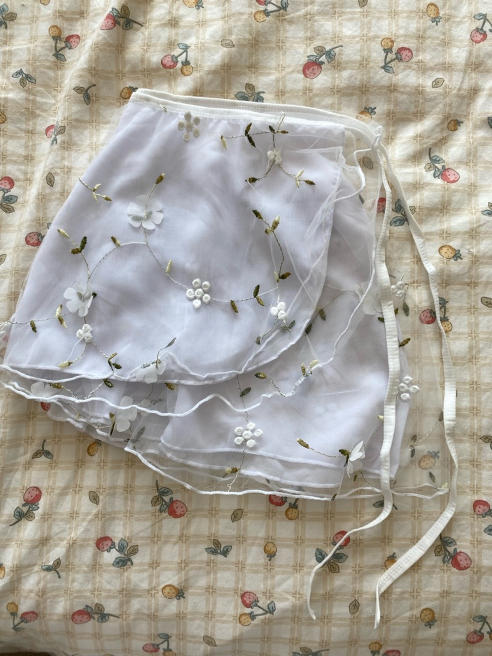 Floral Ballet Wrap Skirt